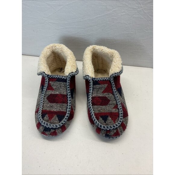 Blazin Roxx Slippers Womens L 9/10 Western Aztec Slip On Moccasins Shoes - Picture 6 of 8